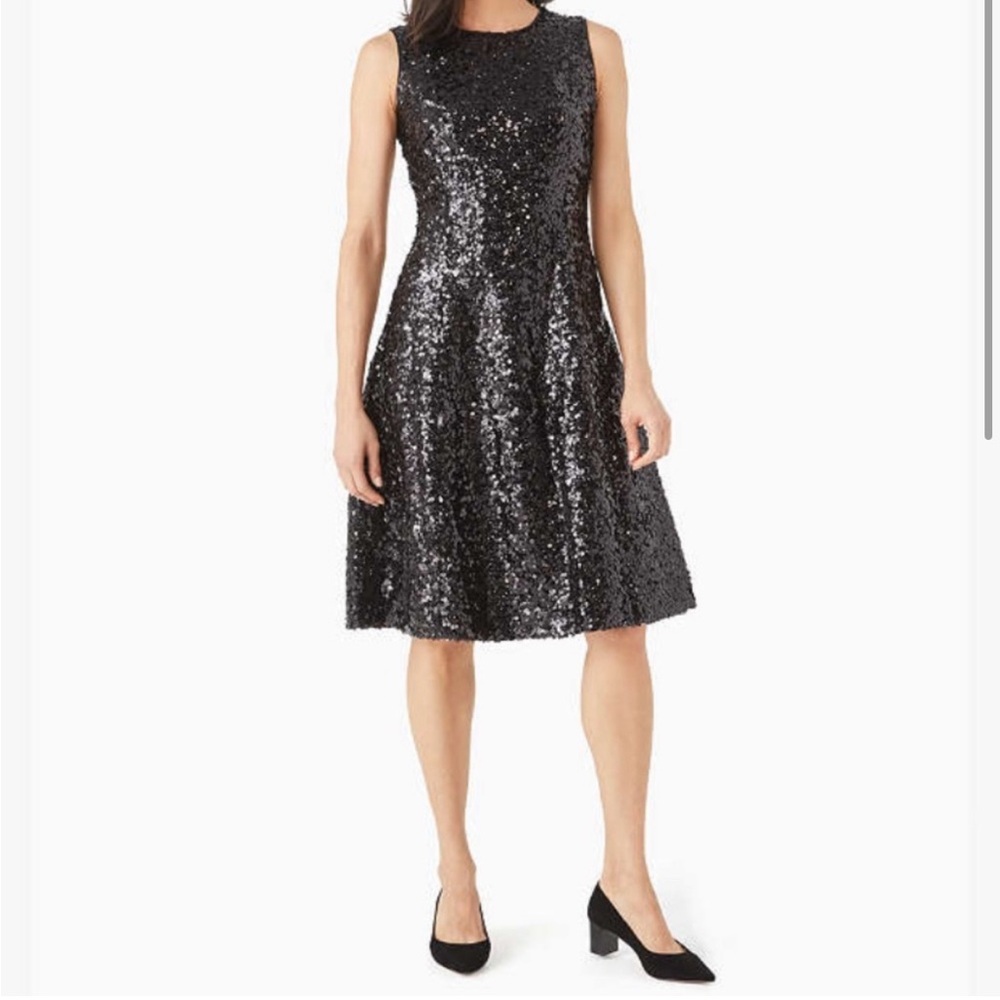 Kate Spade Fit and Flare Sequin Dress